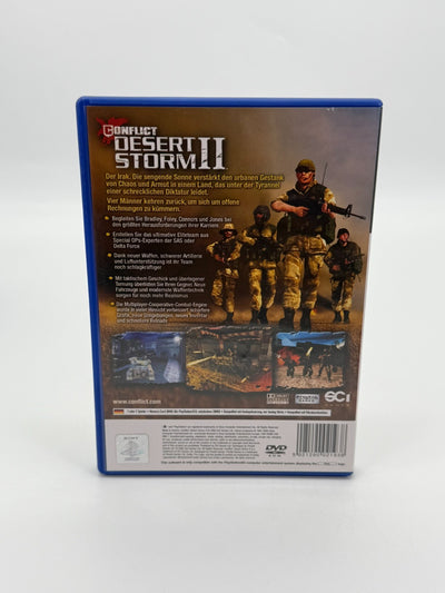 Conflict Desert Storm II Sony Playstation 2 bon état CIB OVP