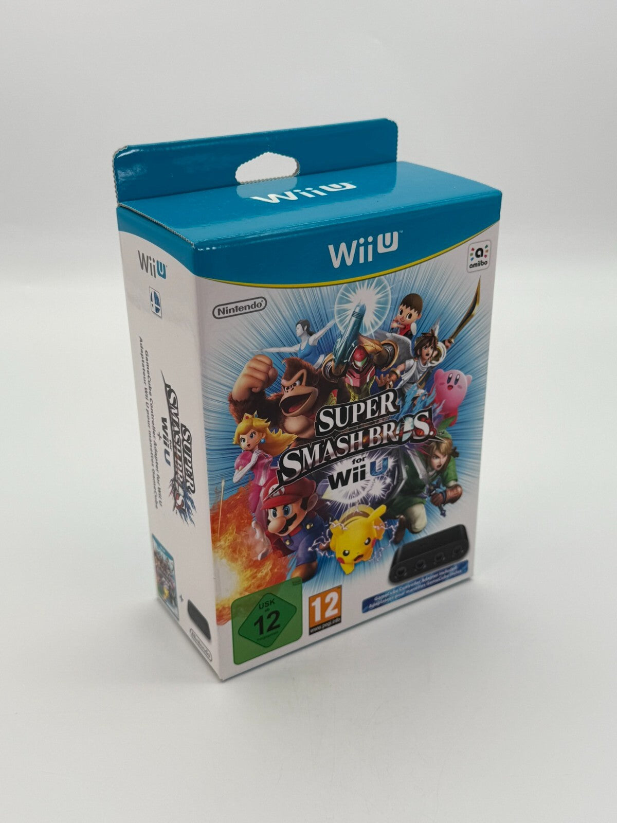Super Smash Bros. for Nintendo Wii U + Adapt. GameCube. Neuf TOP