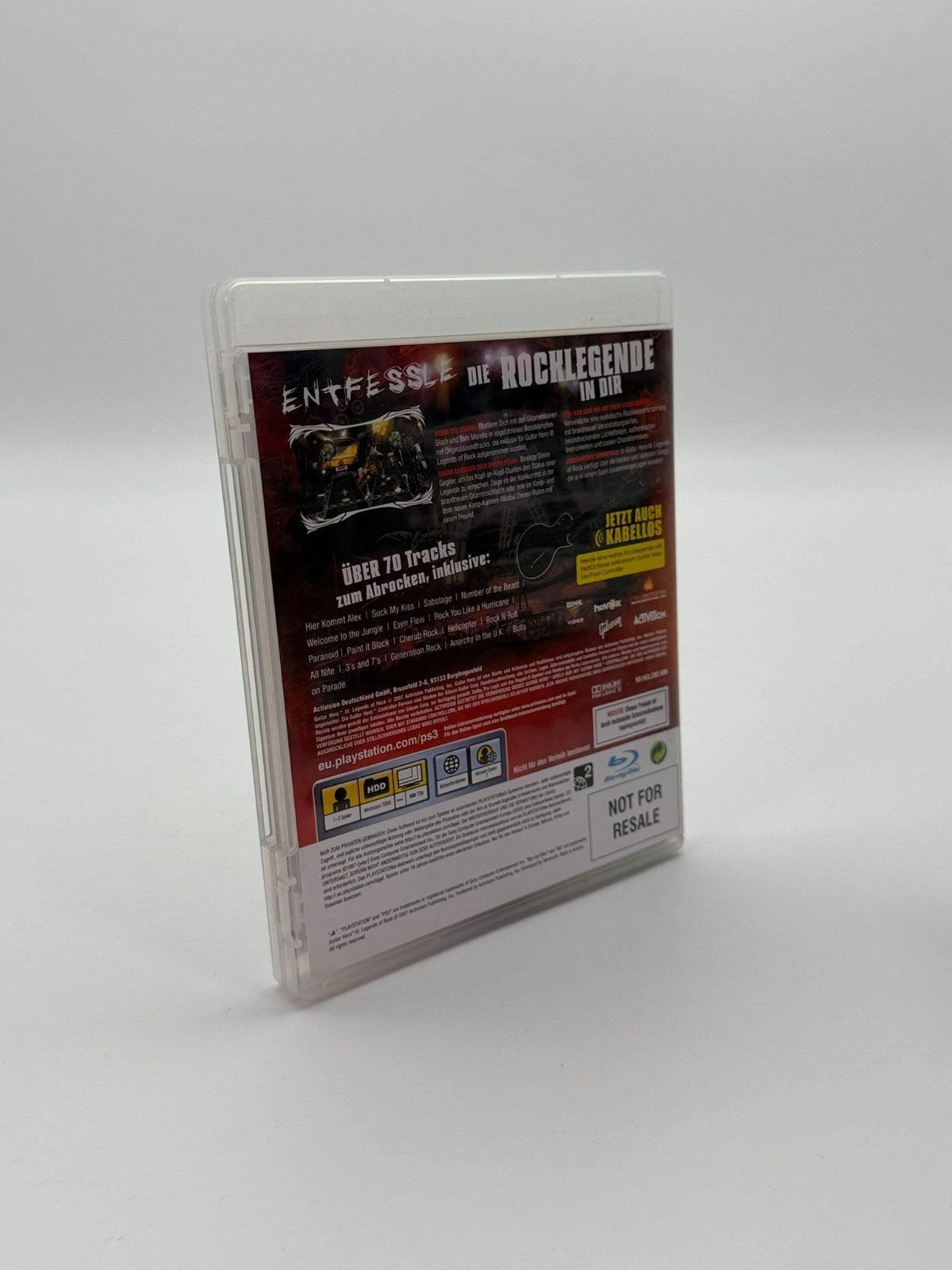 Guitar Hero III Legends of Rock Sony Playstation 3 Sehr guter Zustand CIB OVP