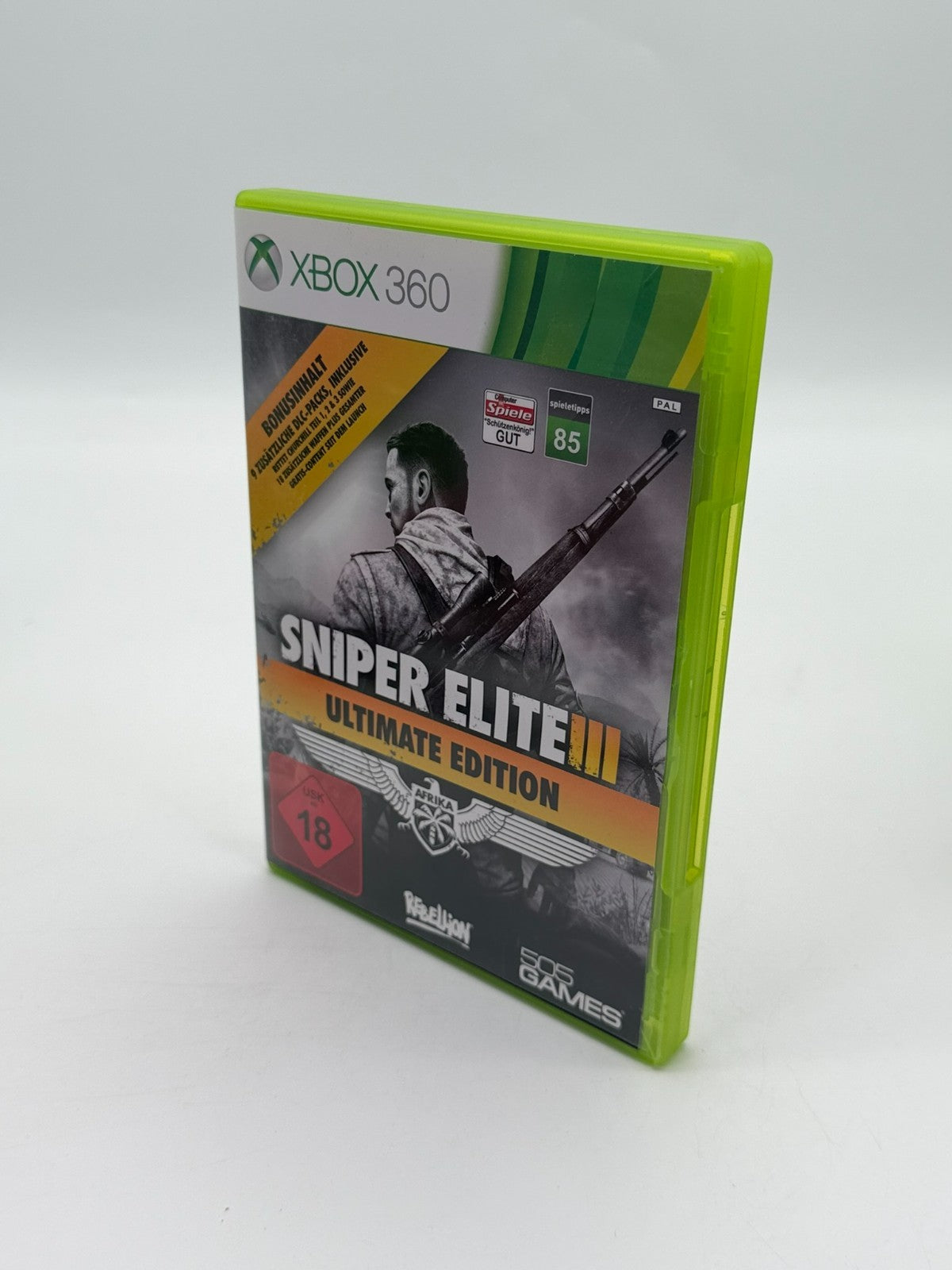 Sniper Elite III Ultimate Edition Microsoft Xbox 360 Good Condition CIB OVP