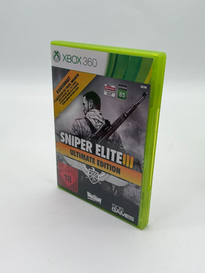 Sniper Elite III Ultimate Edition Microsoft XBox 360 guter Zustand CIB OVP