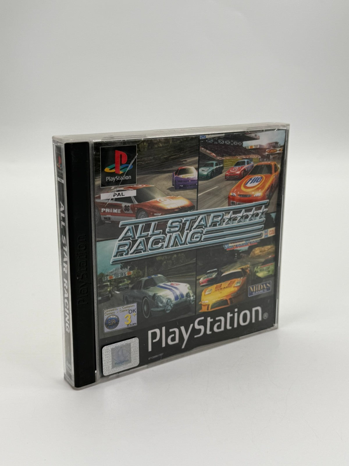 All Star Racing Sony Playstation 1 Acceptable Condition OVP