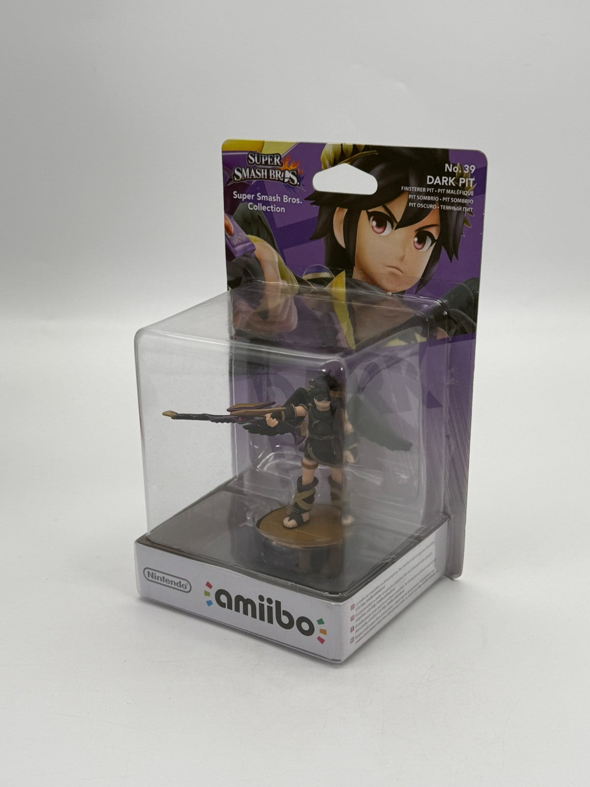 Super Smash Bros. Dark Pit No. 39 Amiibo Factory Sealed New CIB OVP