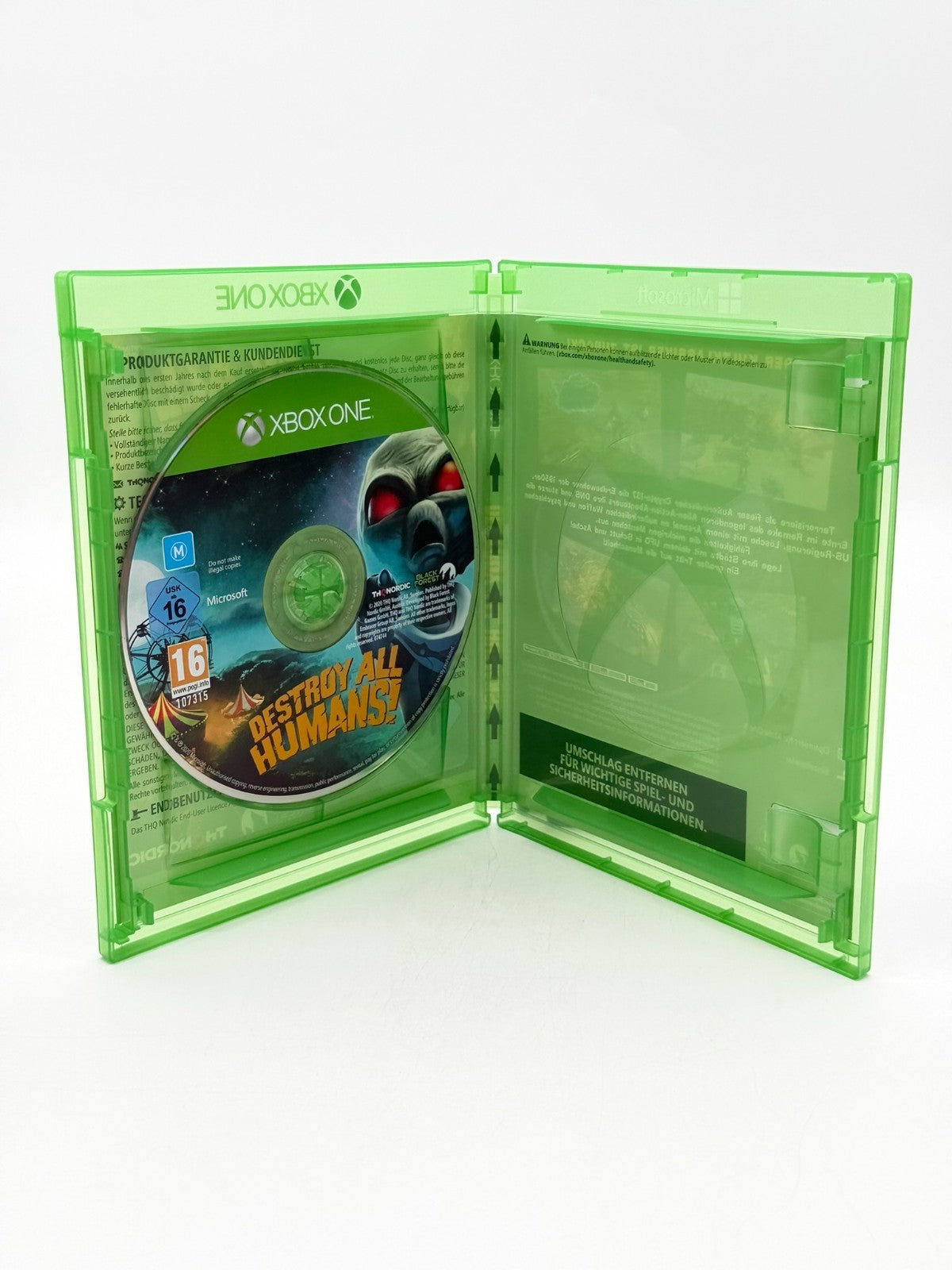 Destroy All Humans Microsoft XBox One Très bon état Emballage d'origine