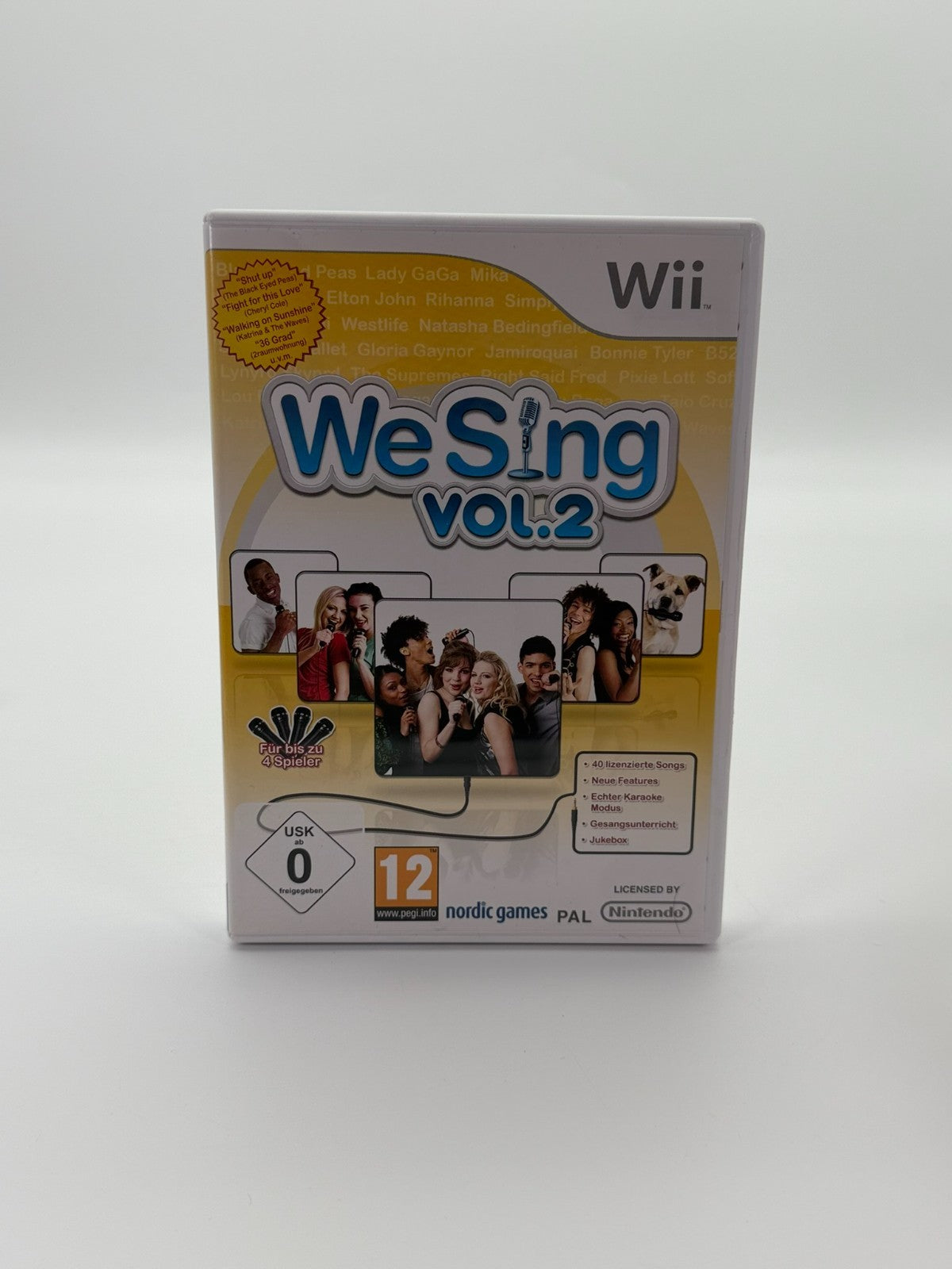 We Sing Vol.2 Nintendo Wii Sehr guter Zustand CIB OVP
