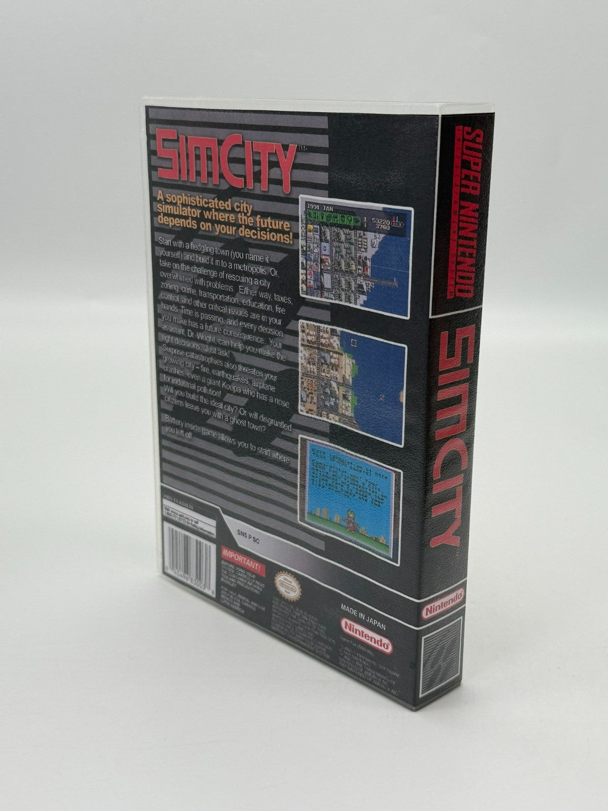 Sim City Super Nintendo SNES NTSC-U/C guter Zustand Modul + Anleitung