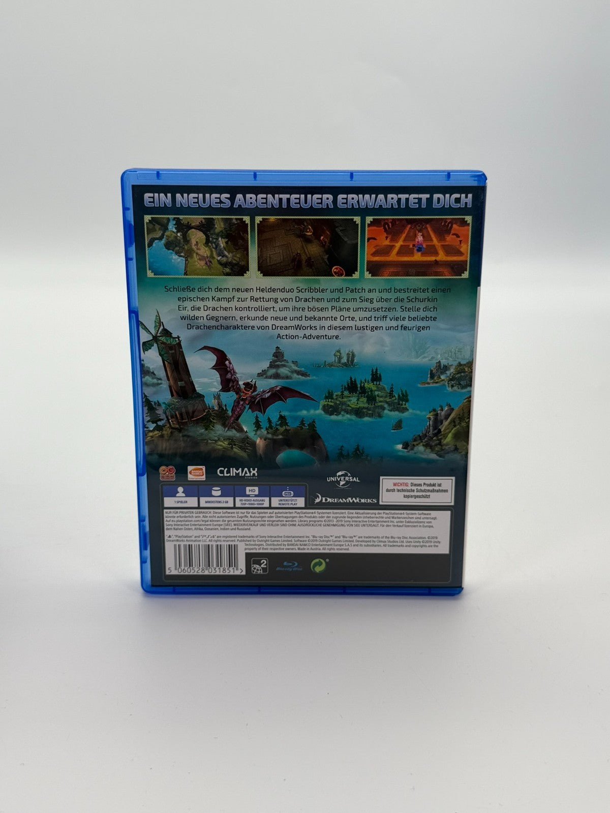 Dreamworks Dragons Aufbruch Neuer Reiter Sony Playstation 4 guter Zustand CIB