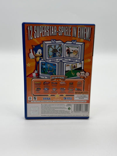 Sega Superstars Sony Playstation 2 guter Zustand CIB OVP