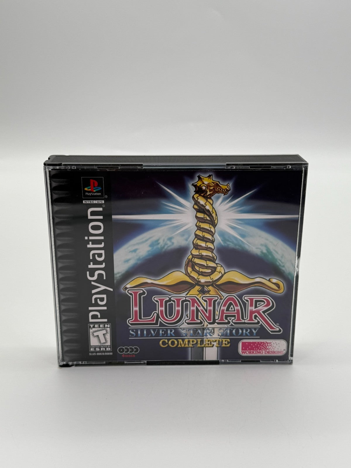 Lunar Silver Star Story Complete Sony Playstation 1 bon état NTSC CIB OVP