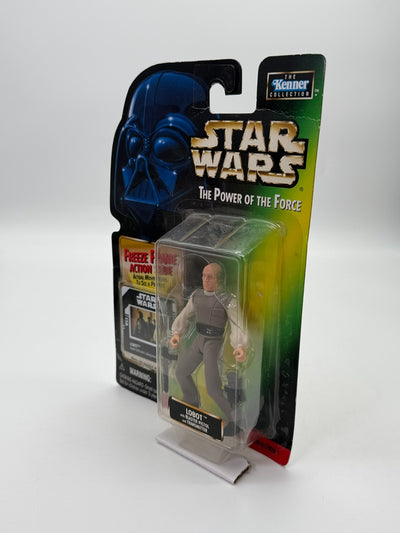 Figurine Star Wars The Power Of The Force Lobot avec pistolet blaster Kenner Neuve