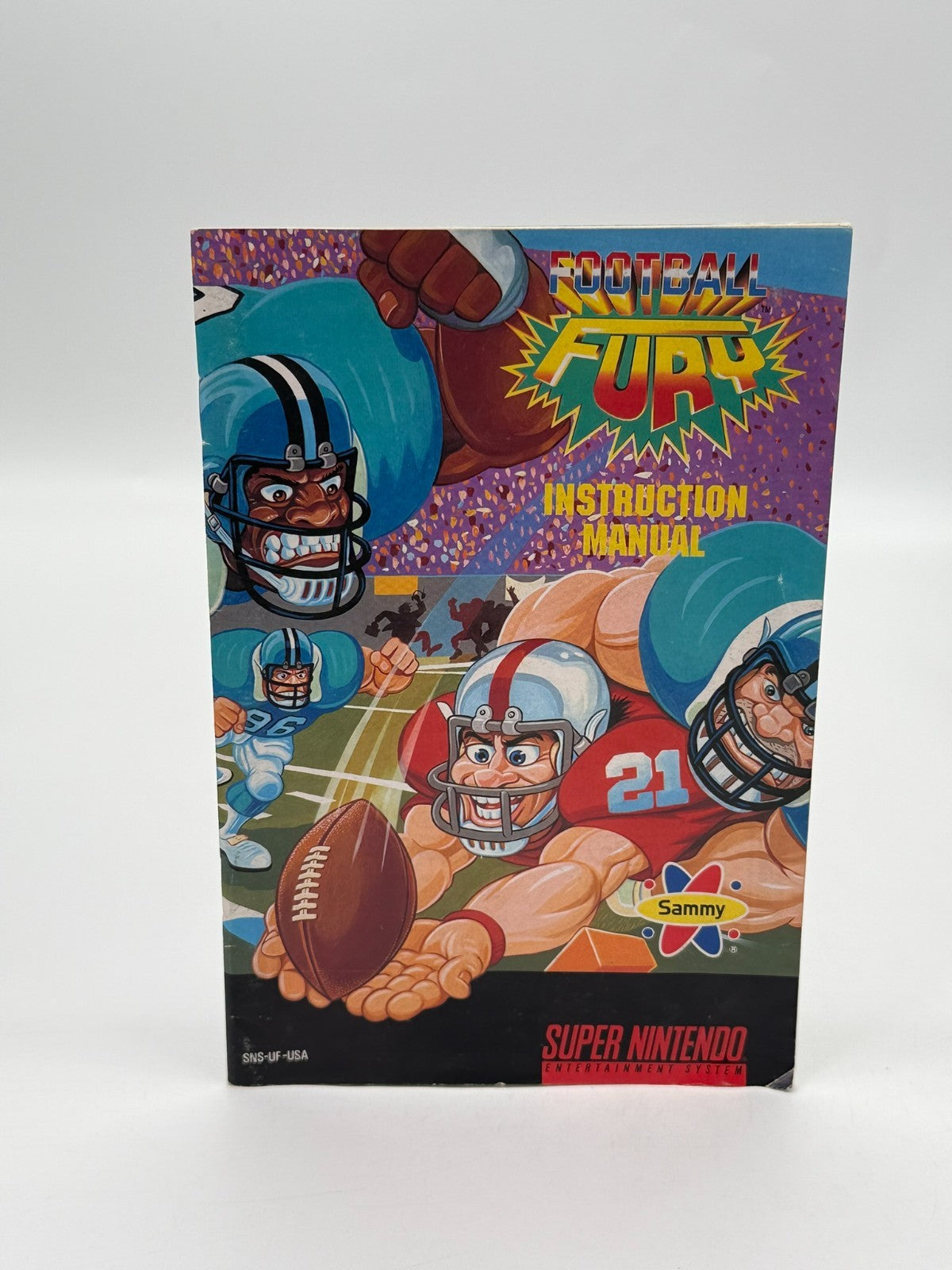 Football Fury Super Nintendo SNES NTSC-U/C gut - Sehr gut Modul + Anleitung