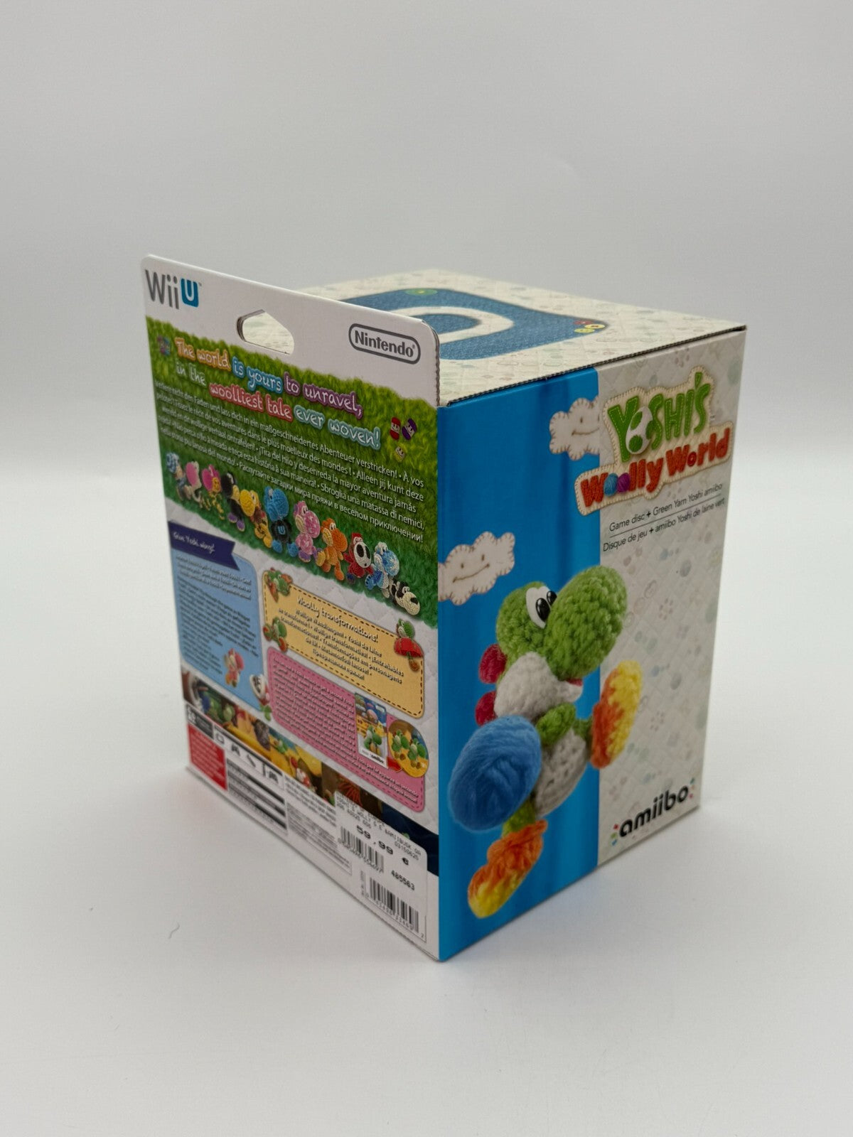 Yoshi's Woolly World - Amiibo Figure Bundle Nintendo Wii U New Sealed CIB
