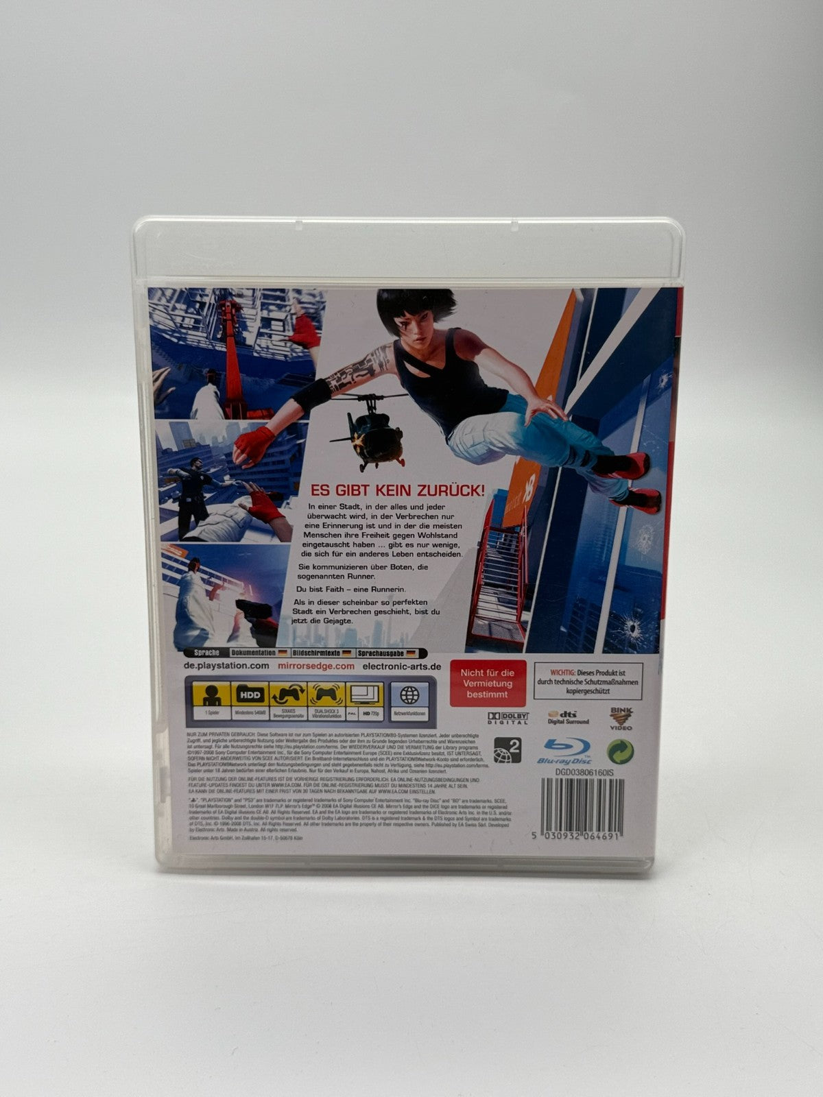 Mirrors Edge Sony Playstation 3 guter Zustand CIB OVP