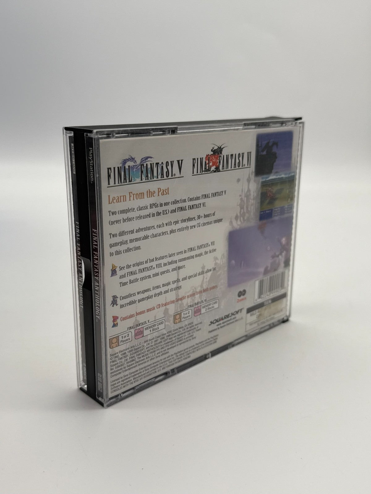 Final Fantasy Anthology Sony Playstation 1 NTSC U/C guter Zustand CIB OVP