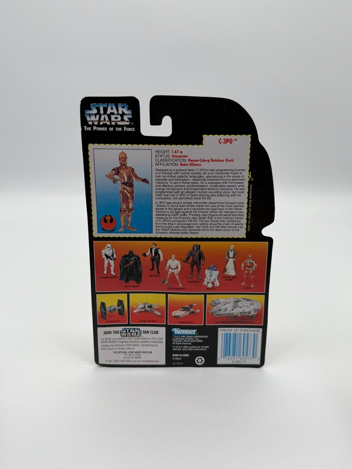 Figurine Star Wars C-3PO Corps Métallisé The Kenner Collection Neuf Non Ouvert