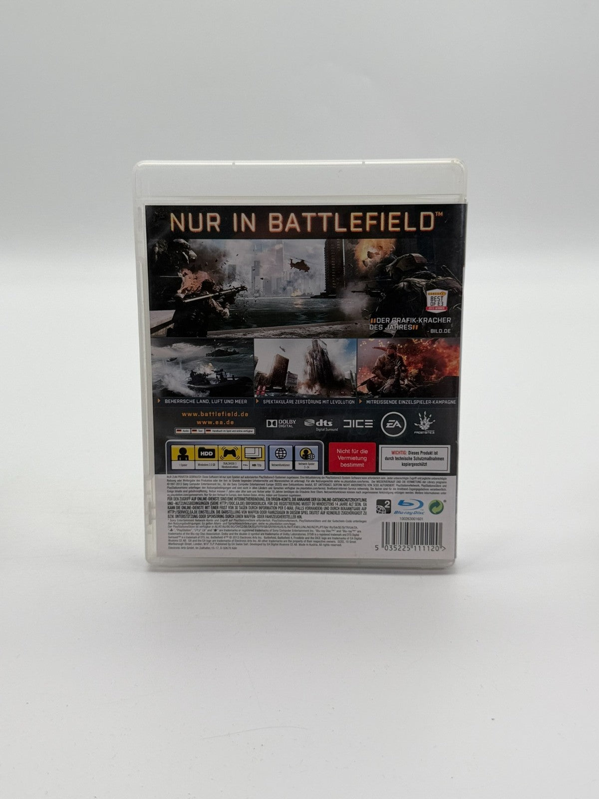 Battlefield 4 Sony Playstation 3 guter Zustand CIB OVP