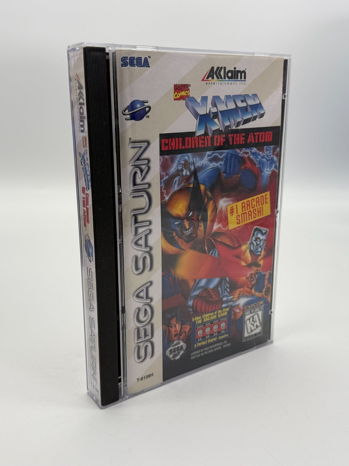 X-Men Children Of The Atom Sega Saturn NTSC-U/C guter Zustand CIB OVP Long Box
