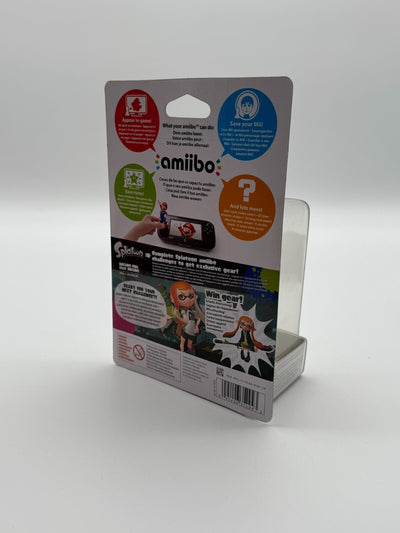 Splatoon Inkling Girl Fille Inkling Amiibo 3DS Wii U Switch Neuf & Inutilisé