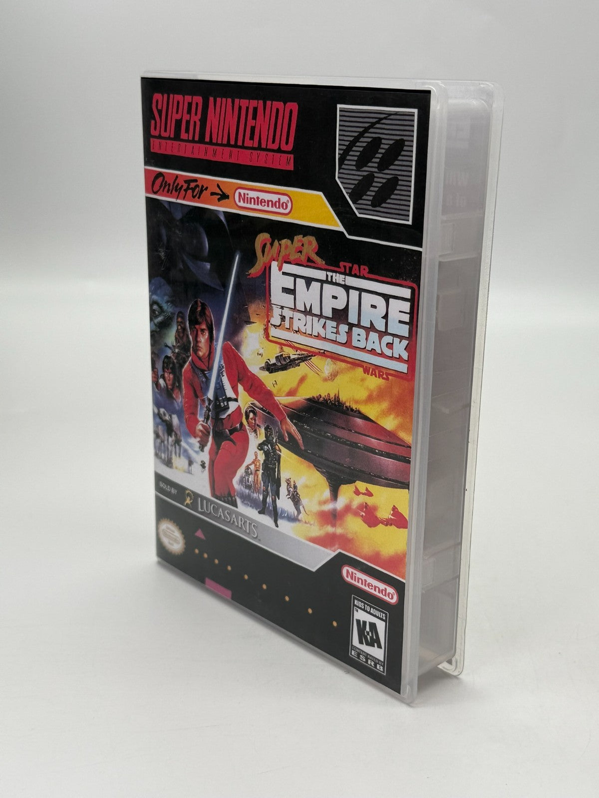 Super Star Wars The Empire Strikes Back Super Nintendo SNES NTSC-U/C