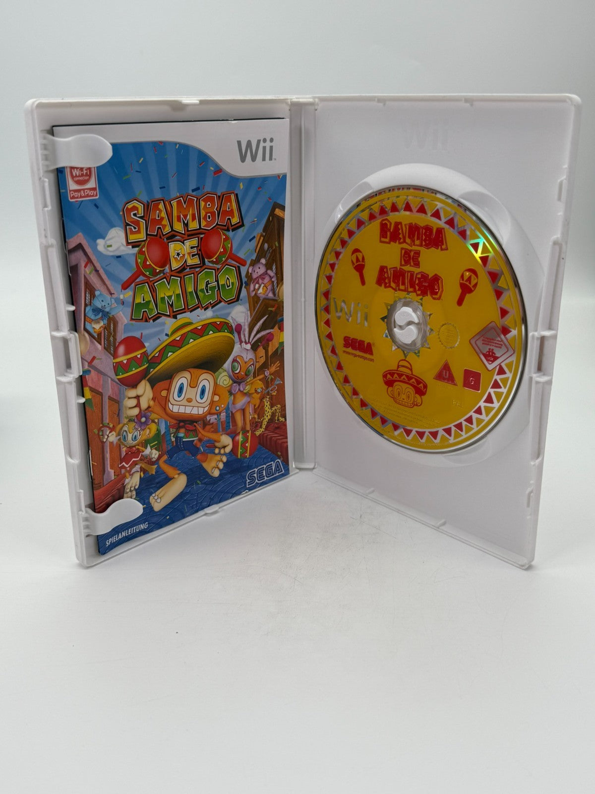 Samba De Amigo Nintendo Wii guter Zustand CIB OVP