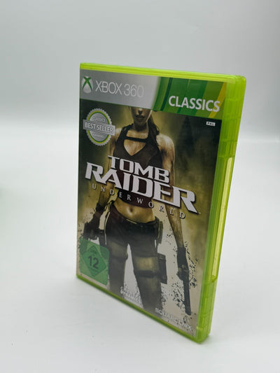 Tomb Raider Underworld Microsoft XBox 360 Très bon état CIB Boîte d'origine