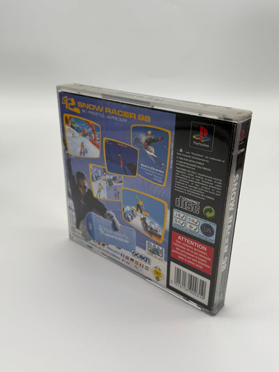Snow Racer 98 Sony Playstation 1 bon état CIB boîte d'origine