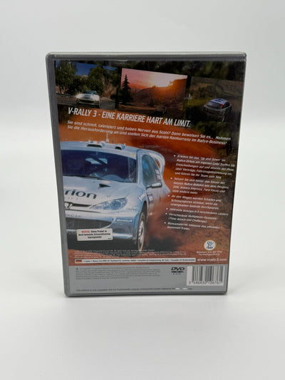 V-Rally 3 Sony PlayStation 2 bon état CIB OVP