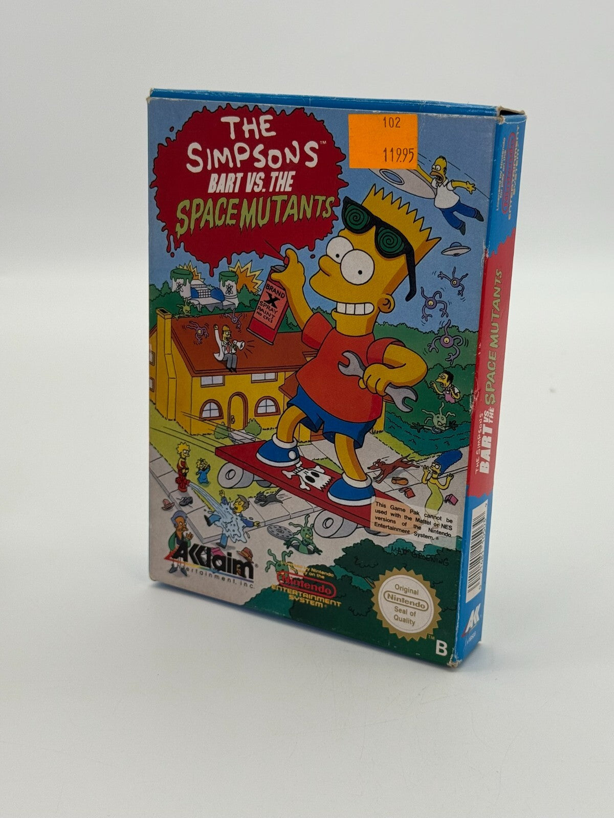 The Simpsons: Bart vs. The Space Mutants Nintendo NES Bon - Très bon CIB OVP