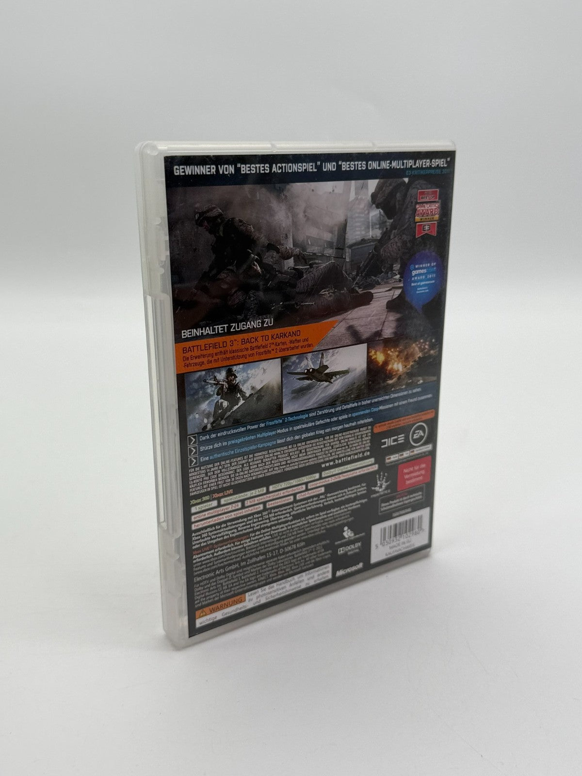 Battlefield 3 Limited Edition Microsoft Xbox 360 Good Condition CIB OVP