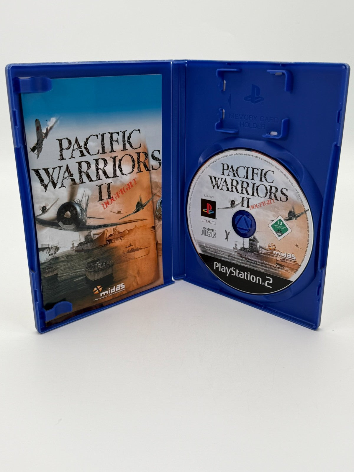 Pacific Warriors II Dogfight Sony Playstation 2 bon état CIB OVP