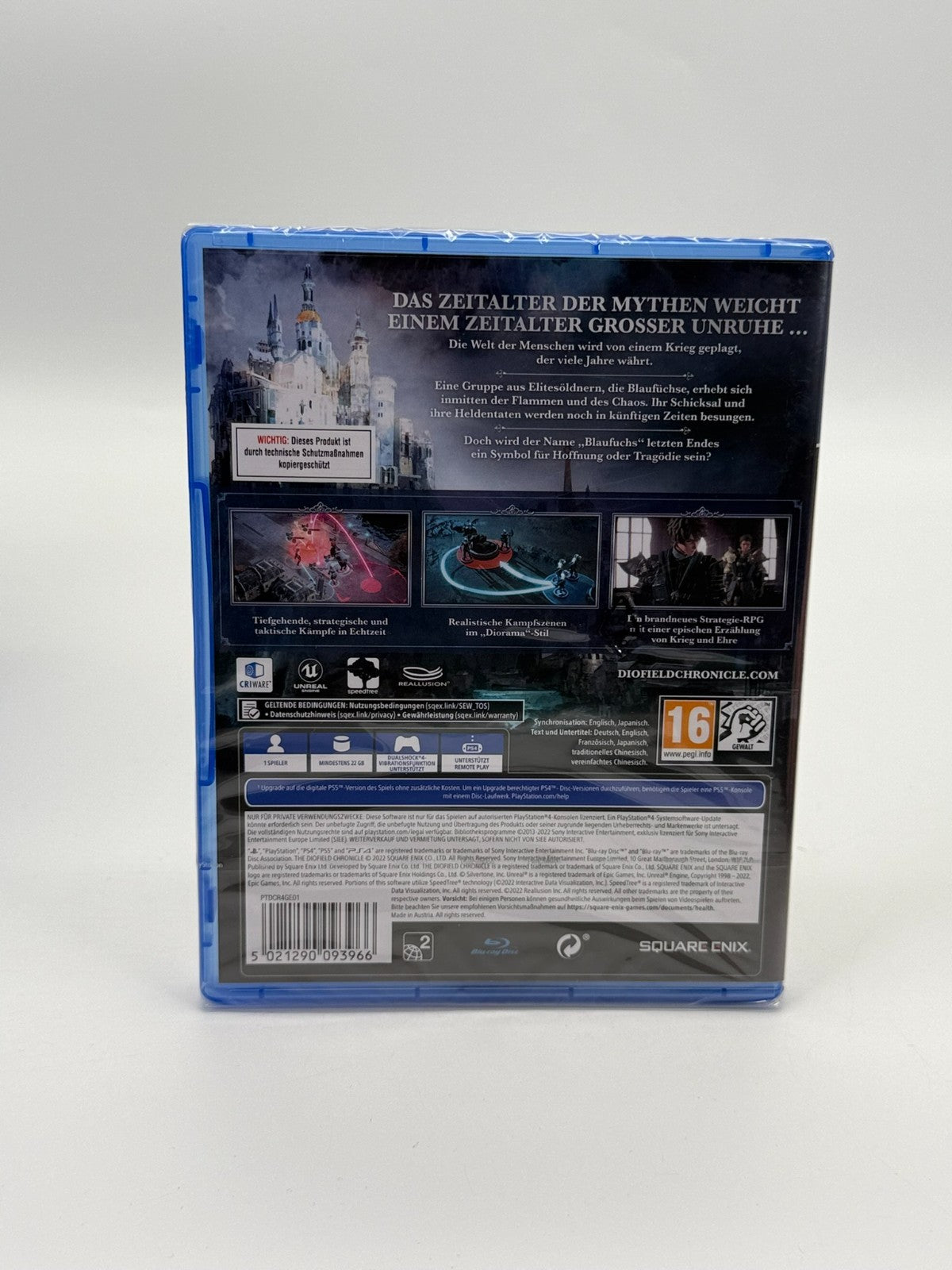 The Diofield Chronicle Sony Playstation 4 Factory Sealed CIB OVP