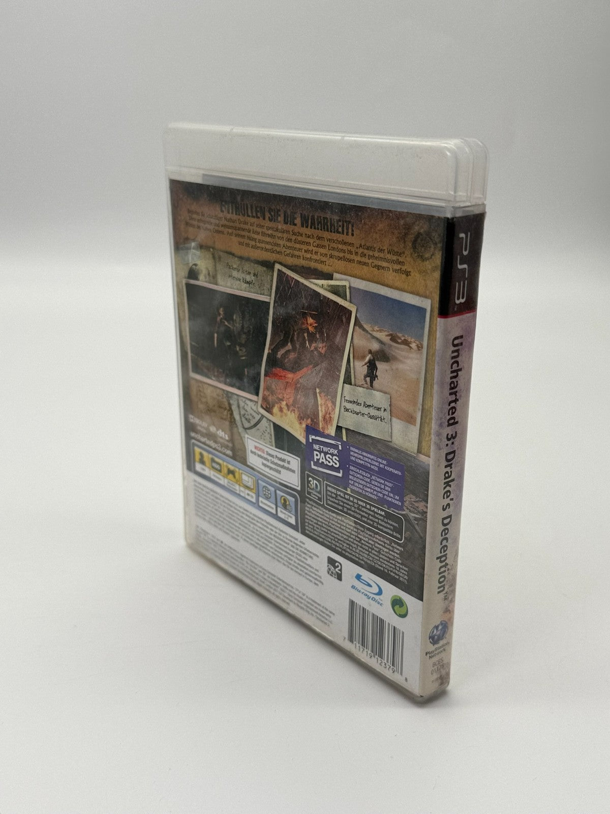Uncharted 3 Drake's Deception Sony PlayStation 3 Good Condition CIB OVP