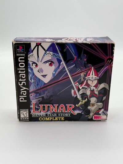 Lunar Silver Star Story Complete Sony Playstation 1 bon état NTSC CIB OVP