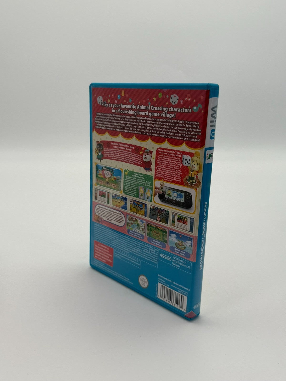 Animal Crossing Amiibo Festival Nintendo Wii U Very good condition CIB OVP