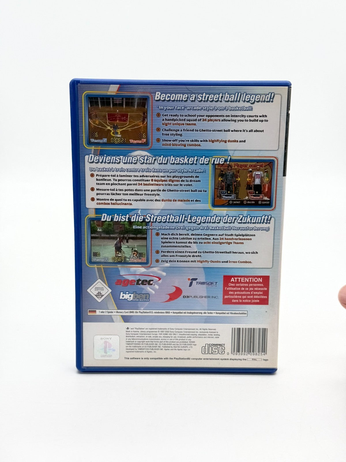 Basketball Xciting Sony Playstation 2 guter Zustand CIB OVP