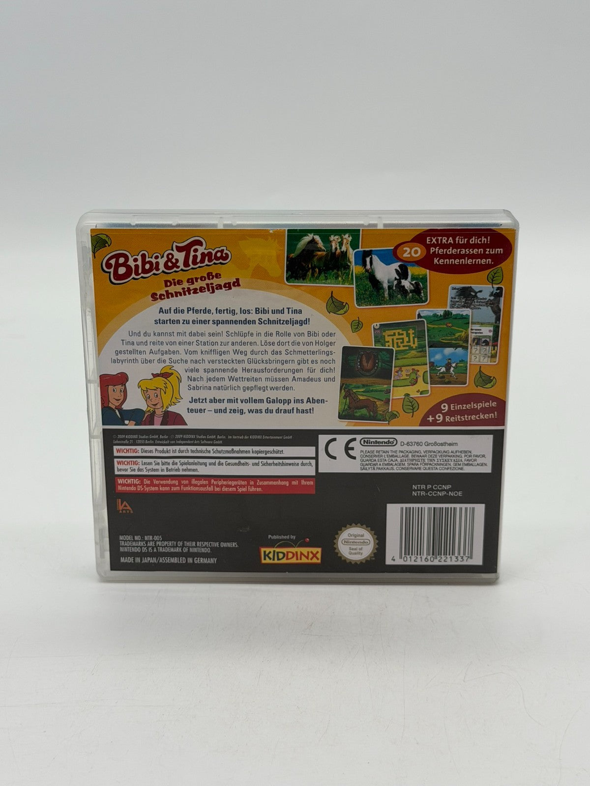Bibi & Tina The Great Scavenger Hunt Nintendo DS Very good condition CIB OVP