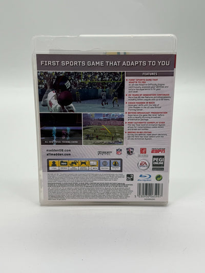 Madden NFL 09 Sony Playstation 3 guter Zustand CIB OVP