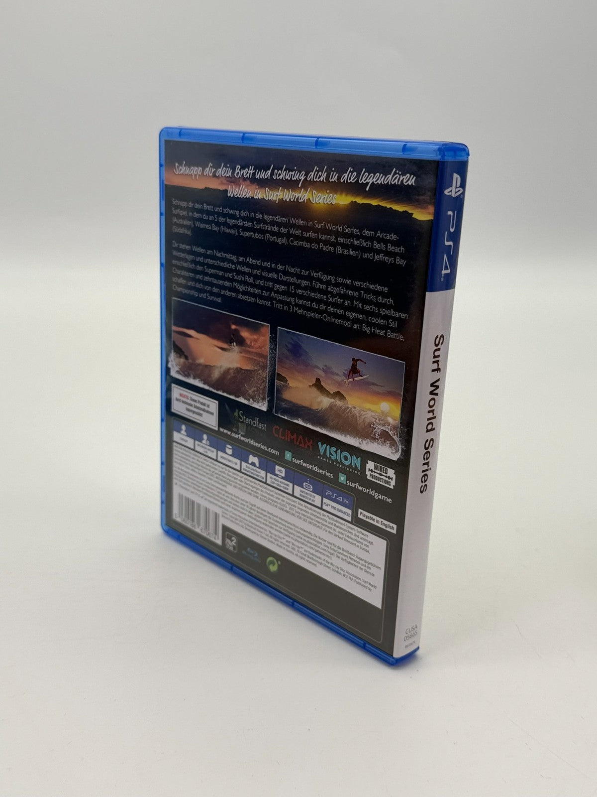Surf World Series Sony Playstation 4 Très bon état Emballage d'origine