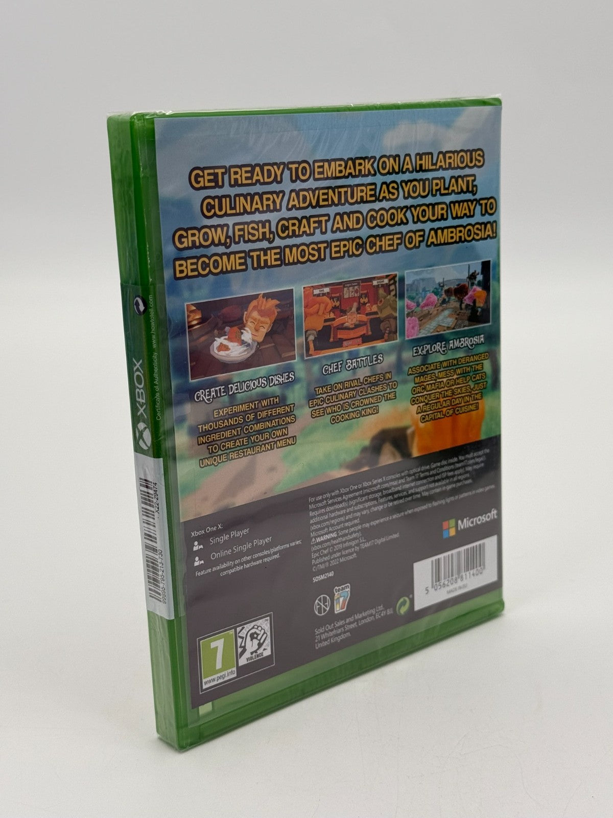 Epic Chef Microsoft Xbox One Factory Sealed CIB NIB