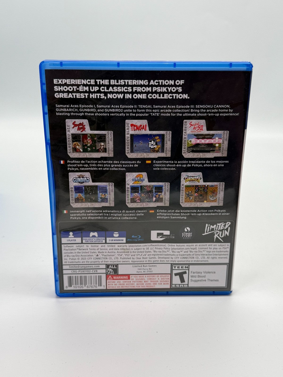 Psikyo Shooting Library Vol.2 Sony Playstation 4 Neuwertiger Zustand CIB OVP