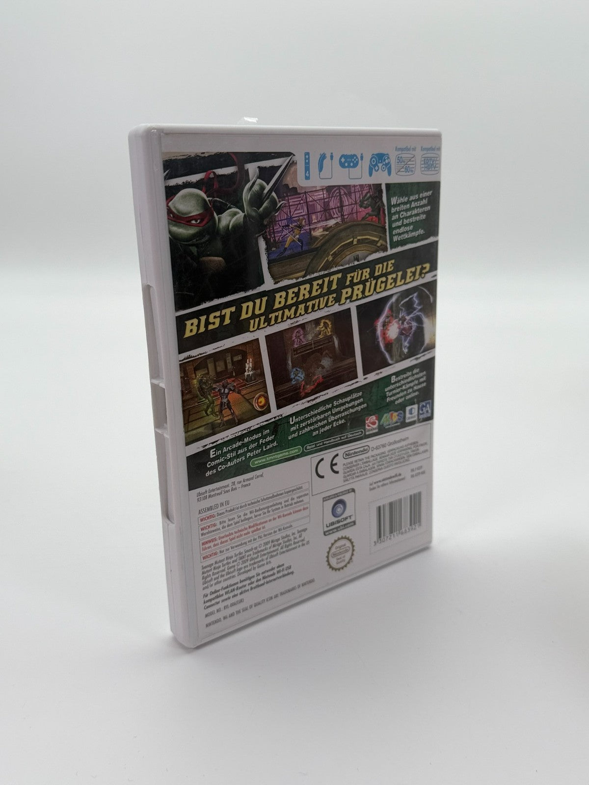 Teenage Mutant Ninja Turtles Smash-Up Nintendo Wii Sehr guter Zustand CIB OVP