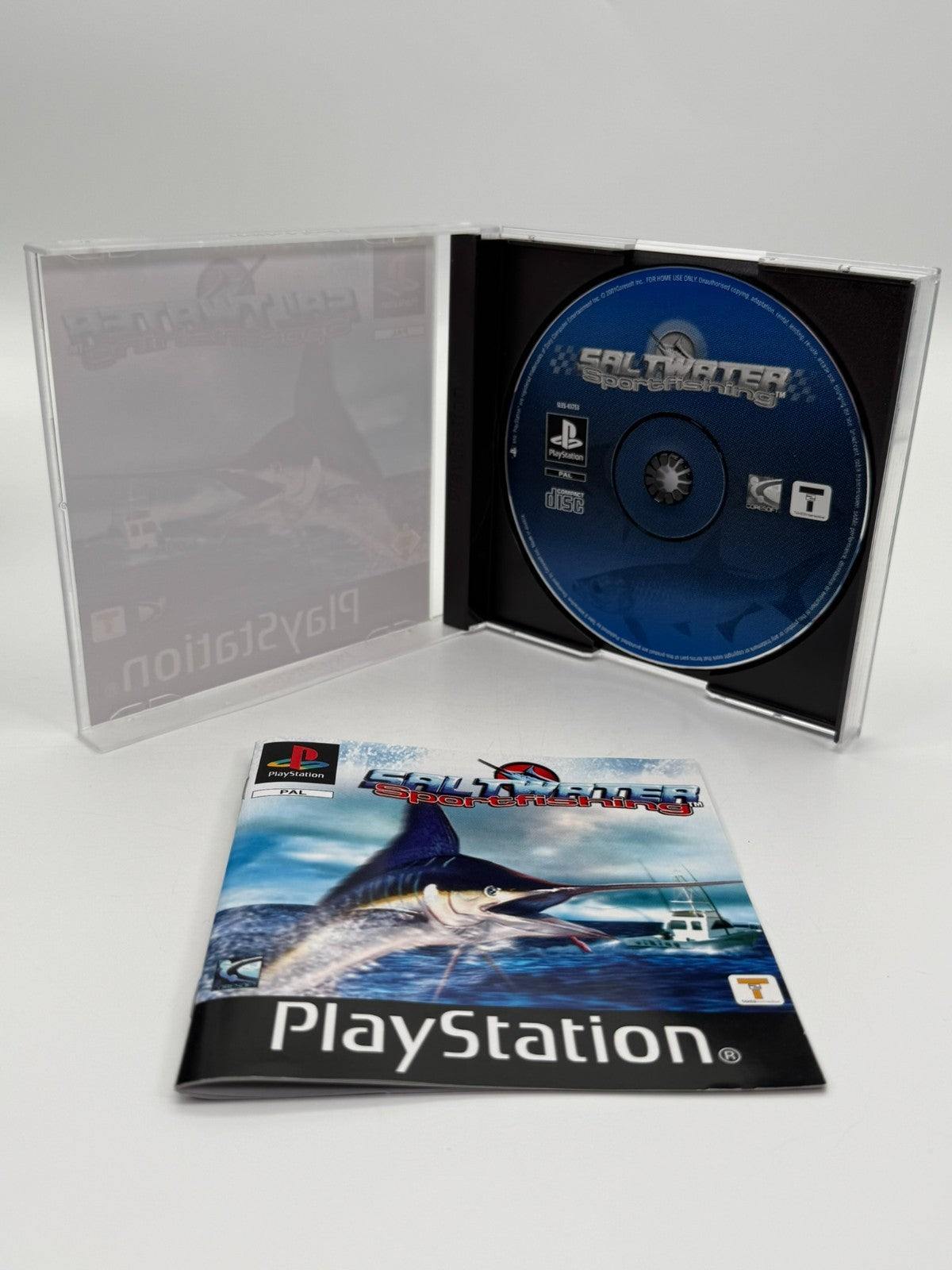 Saltwater Sportfishing Sony Playstation 1 Très bon état CIB OVP