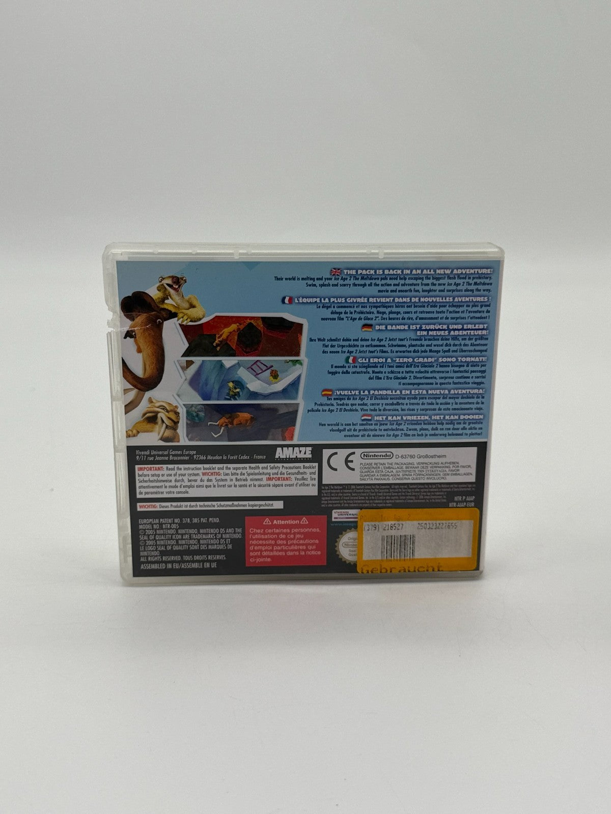 Ice Age 2 The Meltdown Nintendo DS Good condition CIB OVP