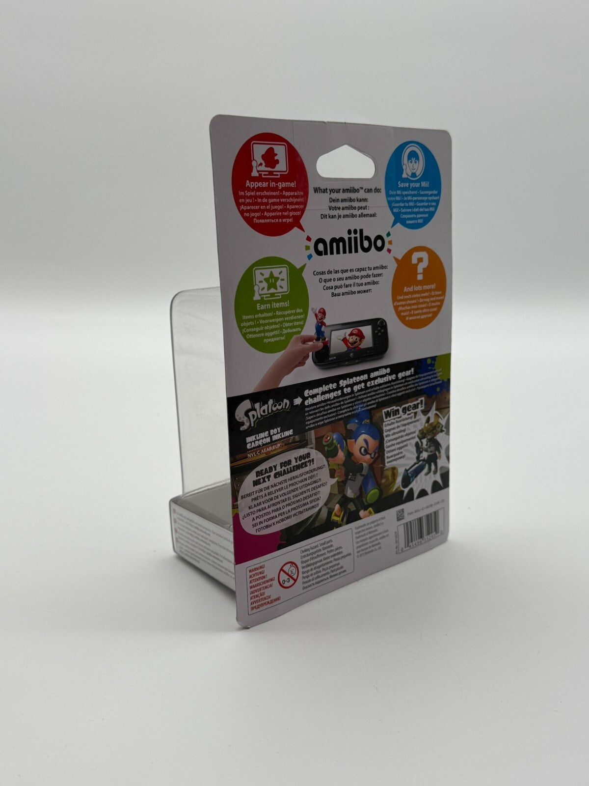 Splatoon Inkling Boy amiibo 3DS Wii U Switch New & Unused