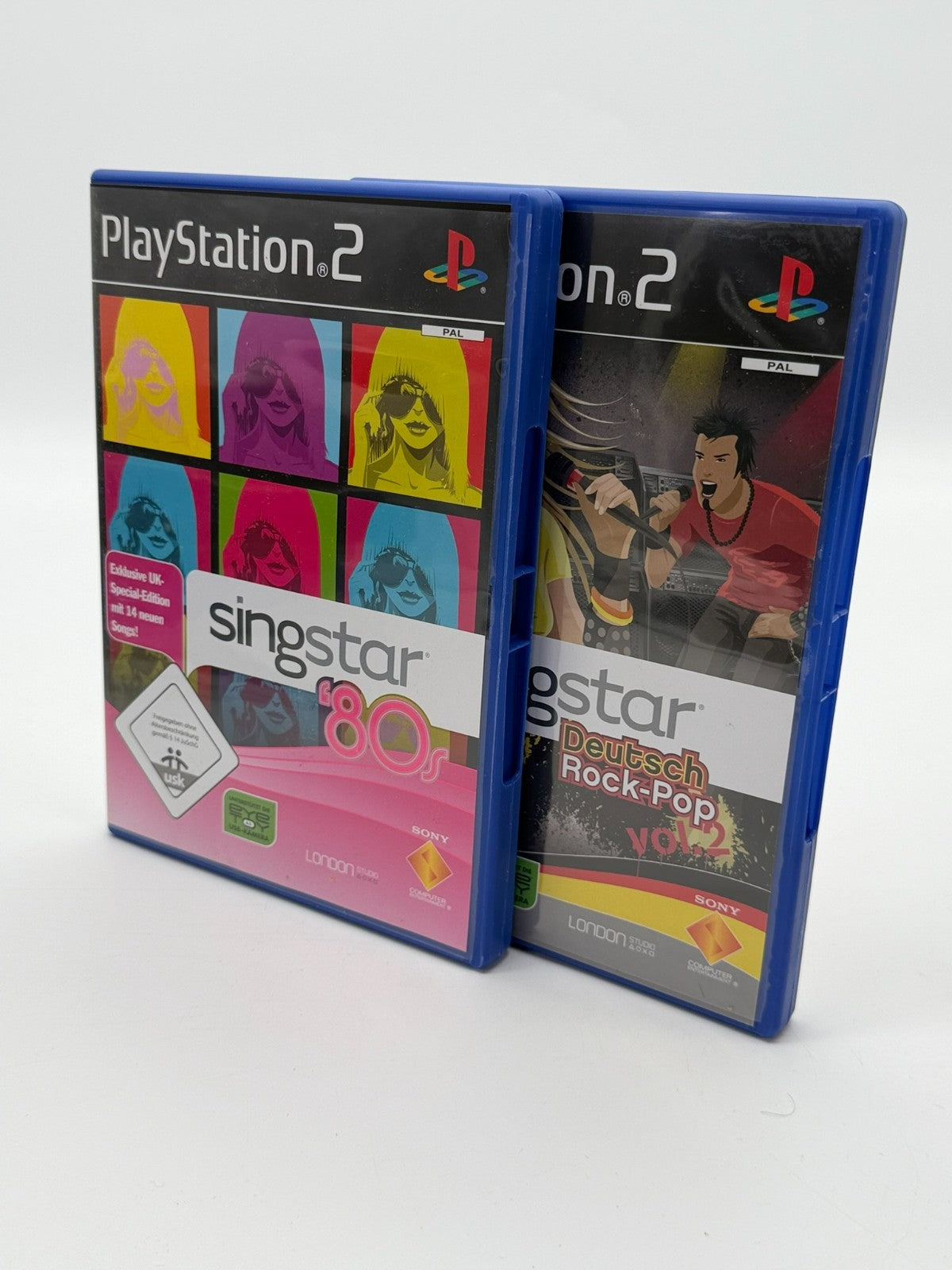 Singstar Double Pack : Deutsch Rock-Pop Vol 2 Sony Playstation 2 Très bon état