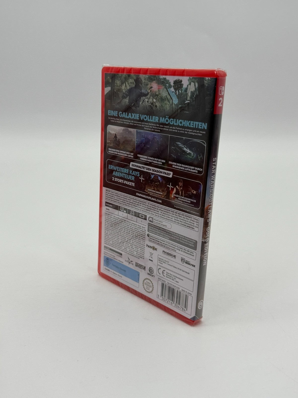 Star Wars Outlaws Gold Edition Nintendo Switch 2 New Factory Sealed CIB OVP