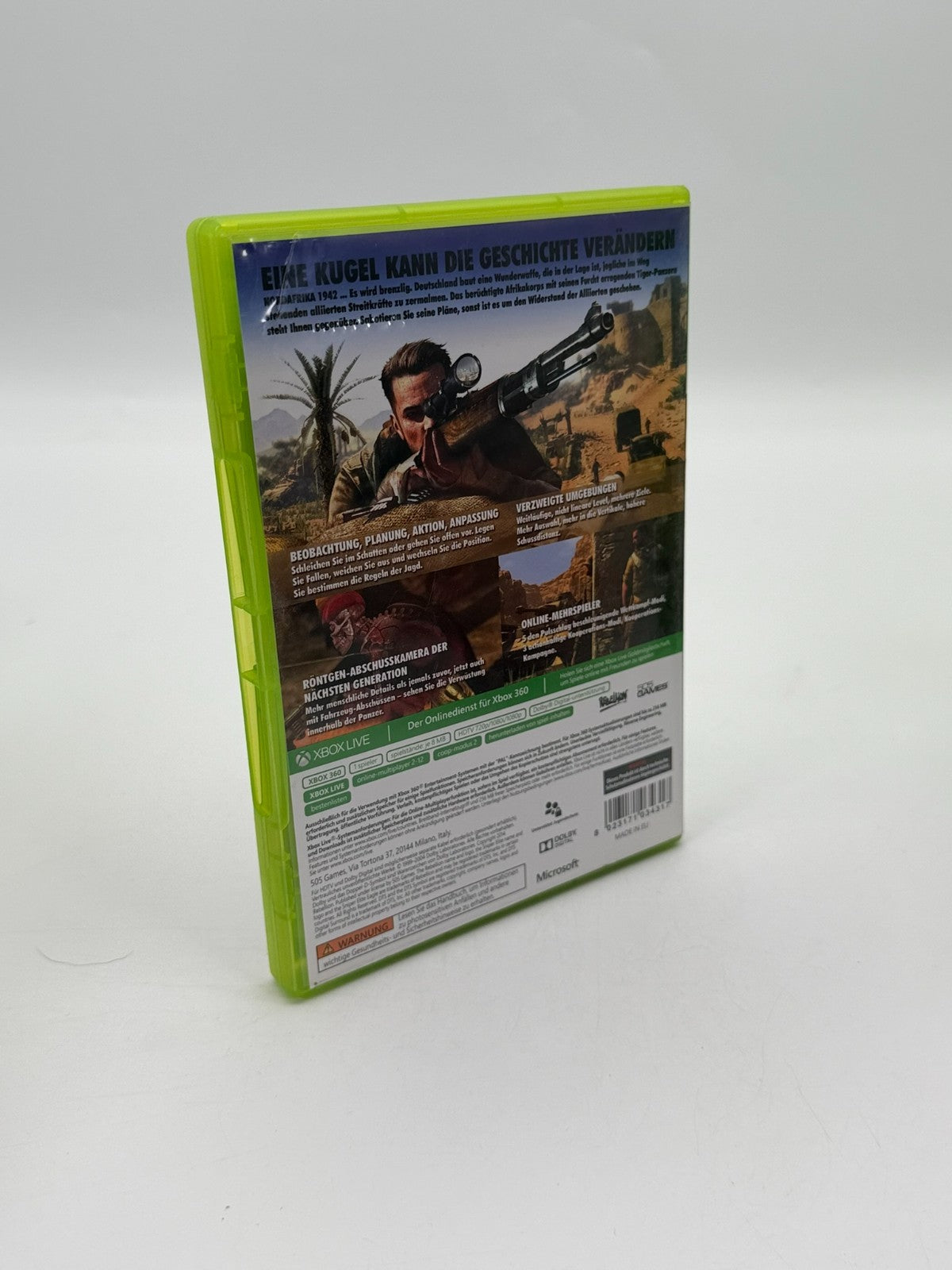 Sniper Elite III Microsoft Xbox 360 Very good condition CIB OVP