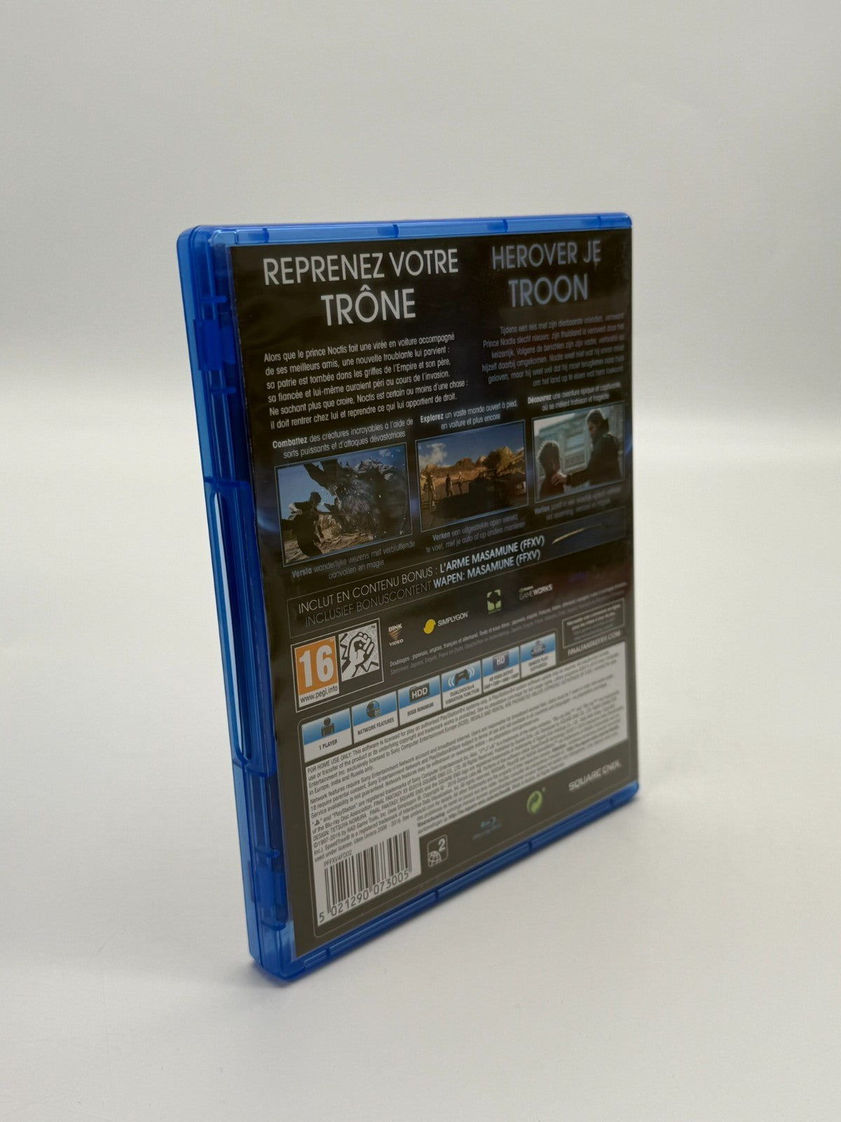 Final Fantasy XV Day One Edition Sony Playstation 4 Très bon état Complet en boîte