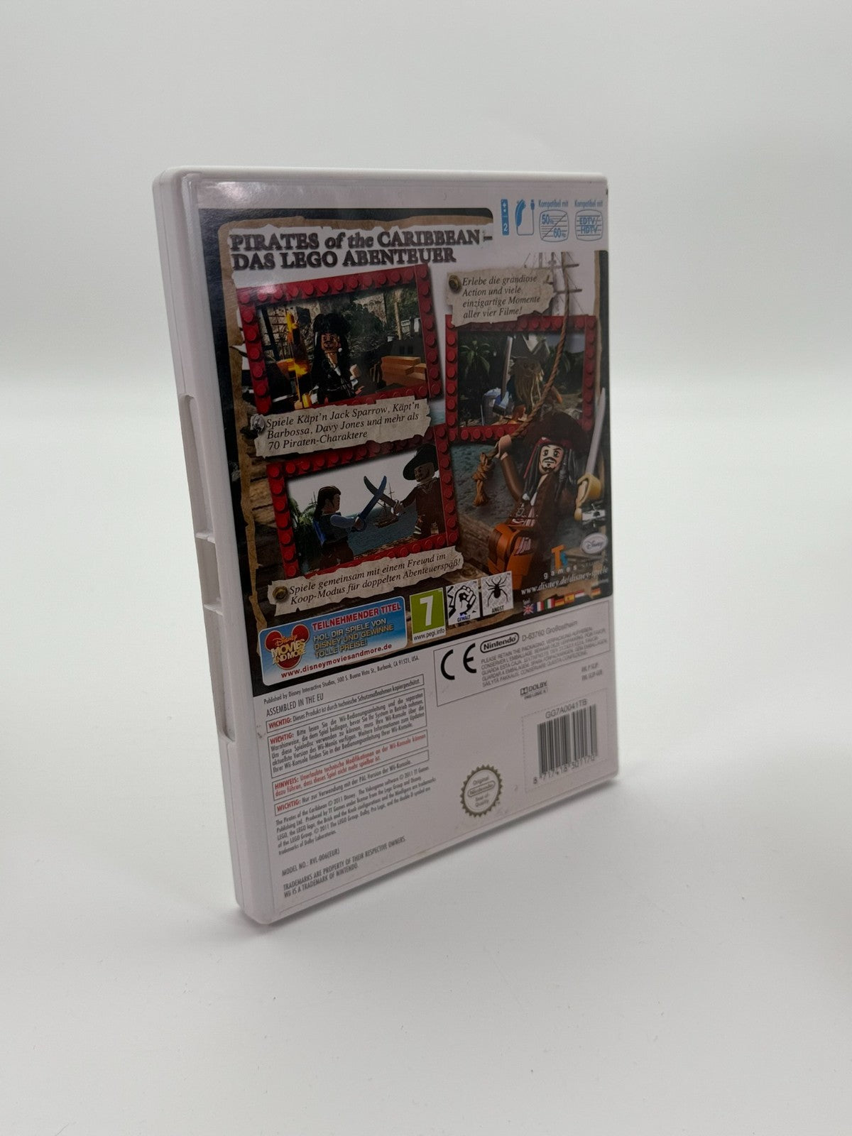 Lego Pirates of the Caribbean Das Videospiel Nintendo Wii Sehr guter Zustand CIB