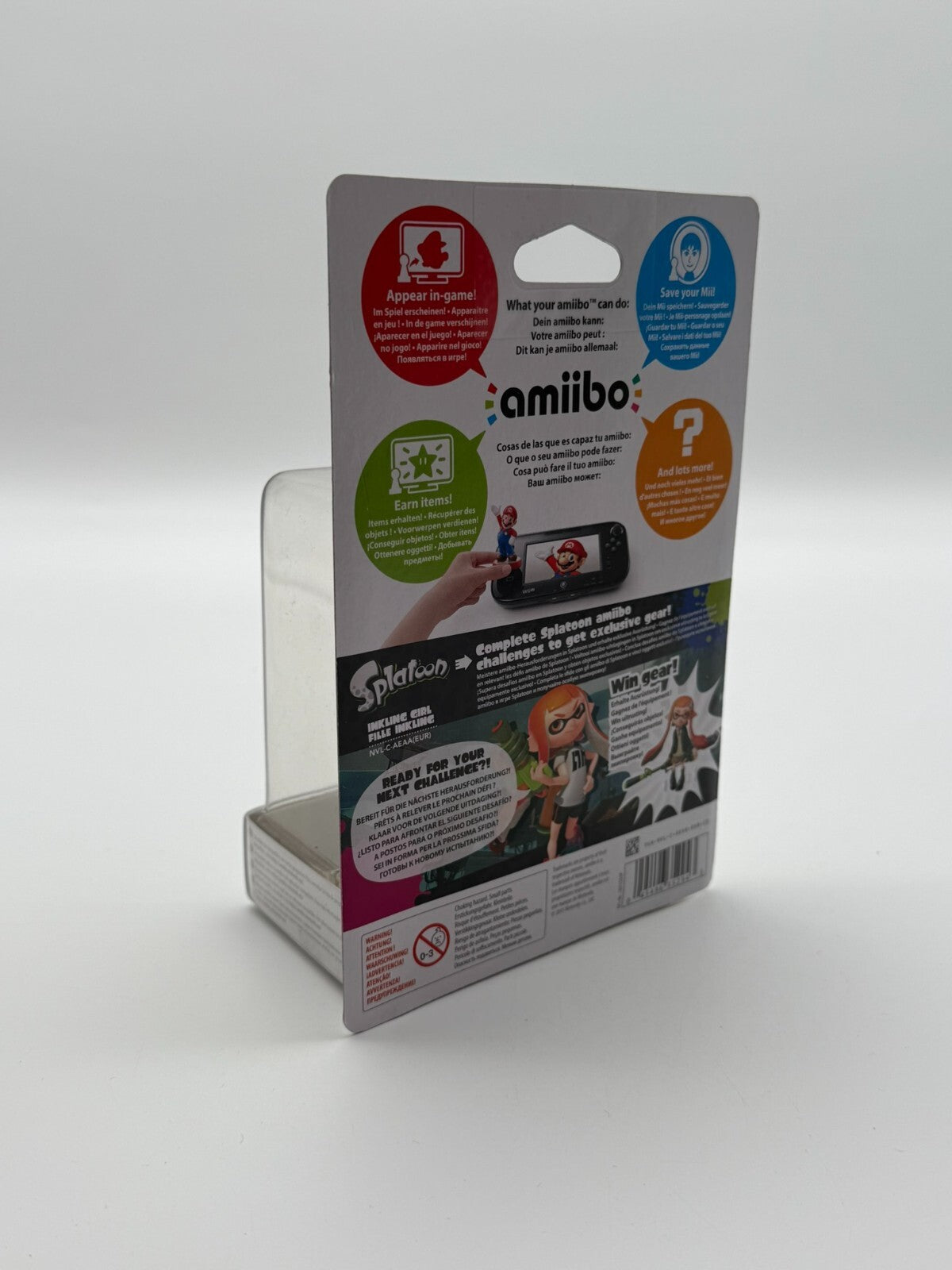 Splatoon Inkling Girl Amiibo 3DS Wii U Switch New & Unused
